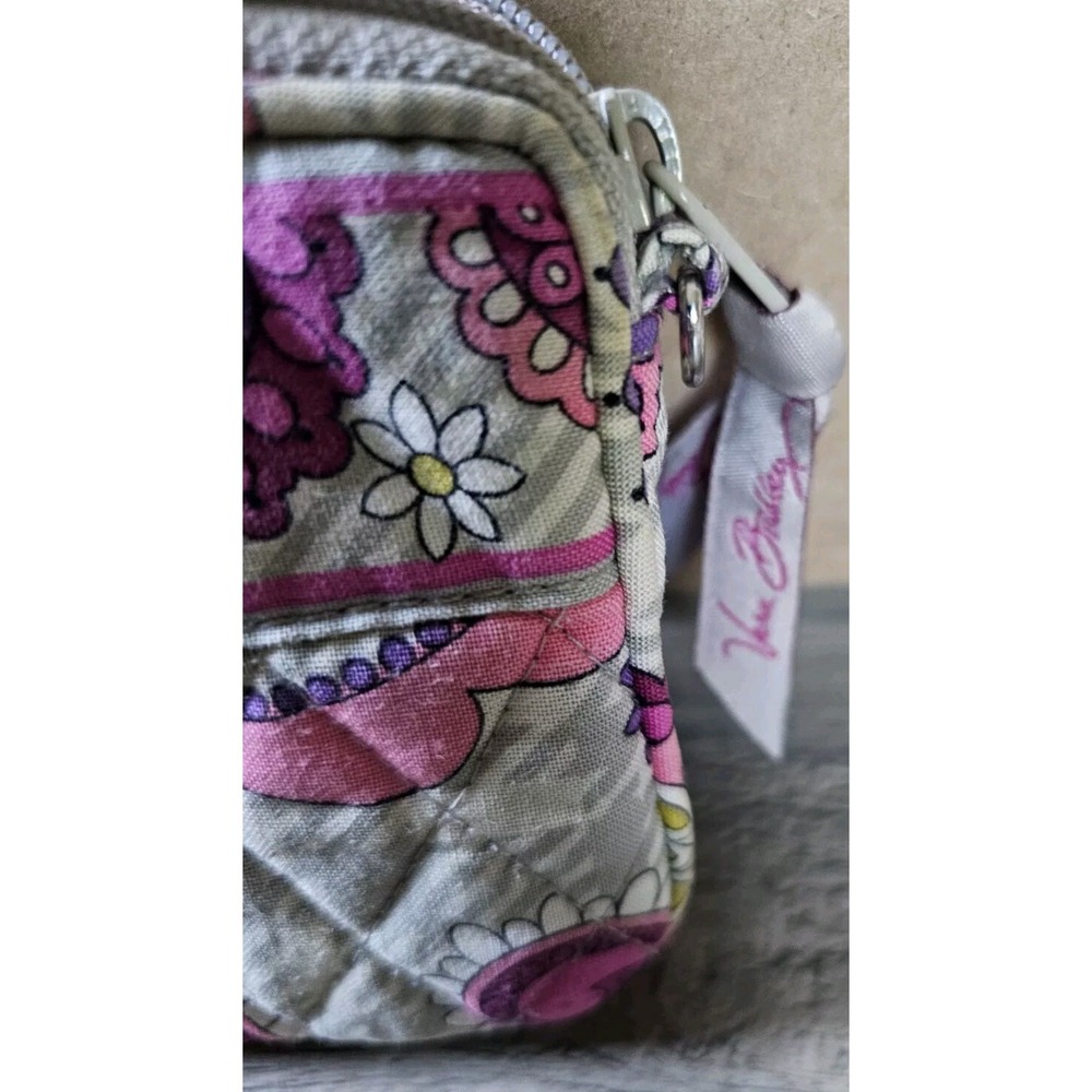Vera Bradley Pink Floral Wristlet - Picture 7 of 12